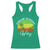 Jamaican Reggae Vibes Racerback Tank Top Retro Rasta Sunset Chill Chillin Di Right Way - Wonder Print Shop