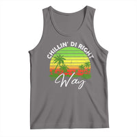 Jamaican Reggae Vibes Tank Top Retro Rasta Sunset Chill Chillin Di Right Way - Wonder Print Shop