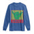 Jamaica Rasta Shaka Sign Long Sleeve Shirt Retro Reggae Vibes - Wonder Print Shop