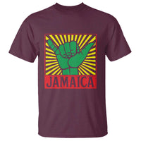 Jamaica Rasta Shaka Sign T Shirt Retro Reggae Vibes - Wonder Print Shop