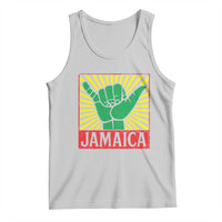 Jamaica Rasta Shaka Sign Tank Top Retro Reggae Vibes - Wonder Print Shop