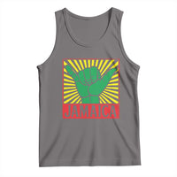 Jamaica Rasta Shaka Sign Tank Top Retro Reggae Vibes - Wonder Print Shop