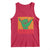 Jamaica Rasta Shaka Sign Tank Top Retro Reggae Vibes - Wonder Print Shop