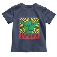 Jamaica Rasta Shaka Sign Toddler T Shirt Retro Reggae Vibes - Wonder Print Shop