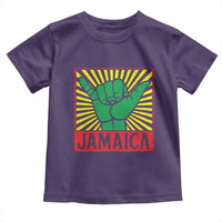 Jamaica Rasta Shaka Sign Toddler T Shirt Retro Reggae Vibes - Wonder Print Shop