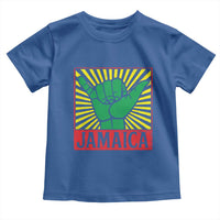 Jamaica Rasta Shaka Sign Toddler T Shirt Retro Reggae Vibes - Wonder Print Shop