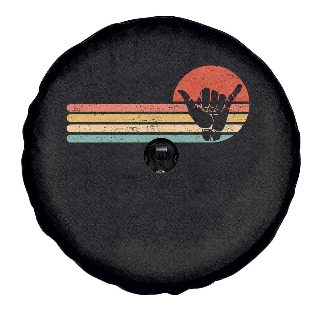 Shaka Hand Spare Tire Cover Retro Vintage Shaka Sign Rasta Hawaii Hawaiian - Wonder Print Shop