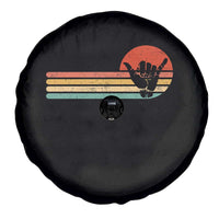 Shaka Hand Spare Tire Cover Retro Vintage Shaka Sign Rasta Hawaii Hawaiian - Wonder Print Shop