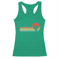 Shaka Hand Racerback Tank Top Retro Vintage Shaka Sign Rasta Hawaii Hawaiian - Wonder Print Shop