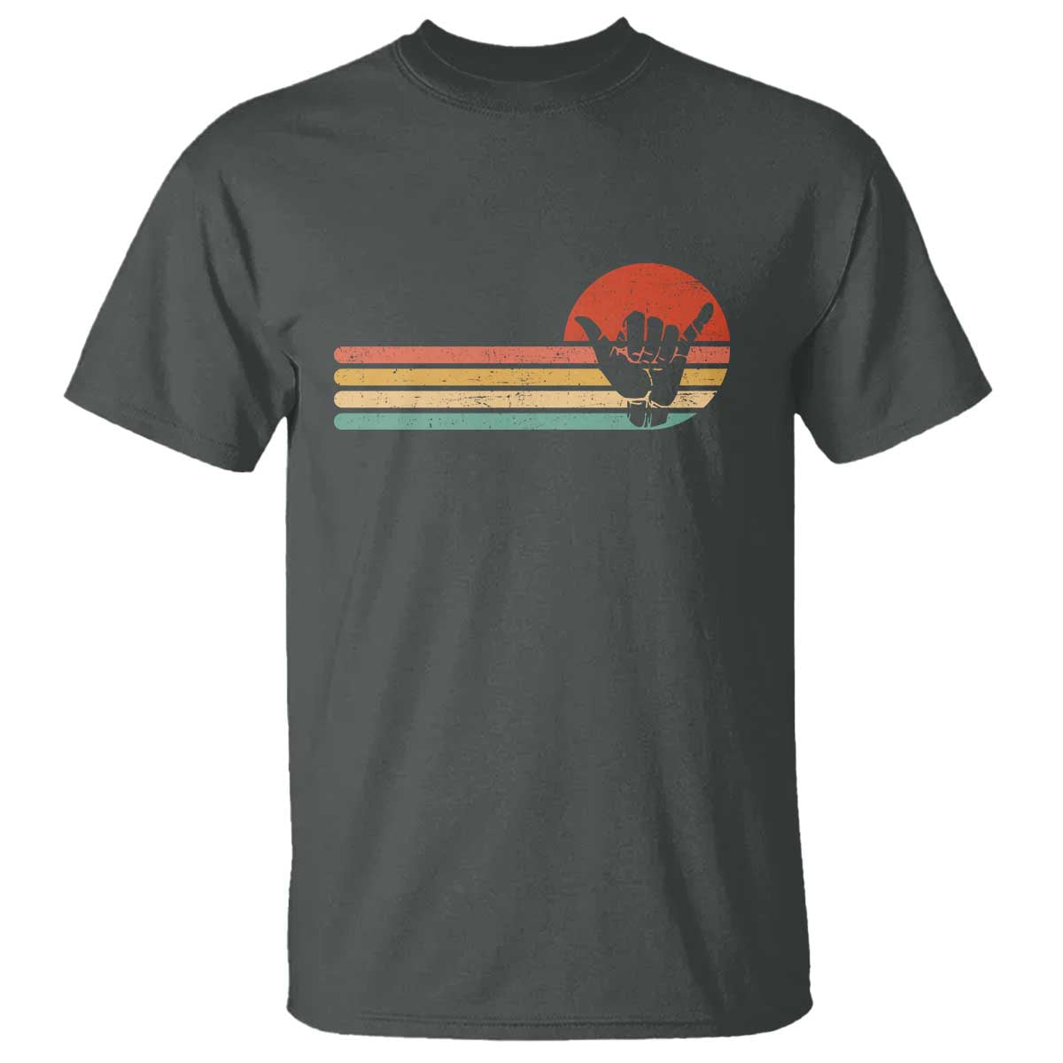 Shaka Hand T Shirt Retro Vintage Shaka Sign Rasta Hawaii Hawaiian - Wonder Print Shop