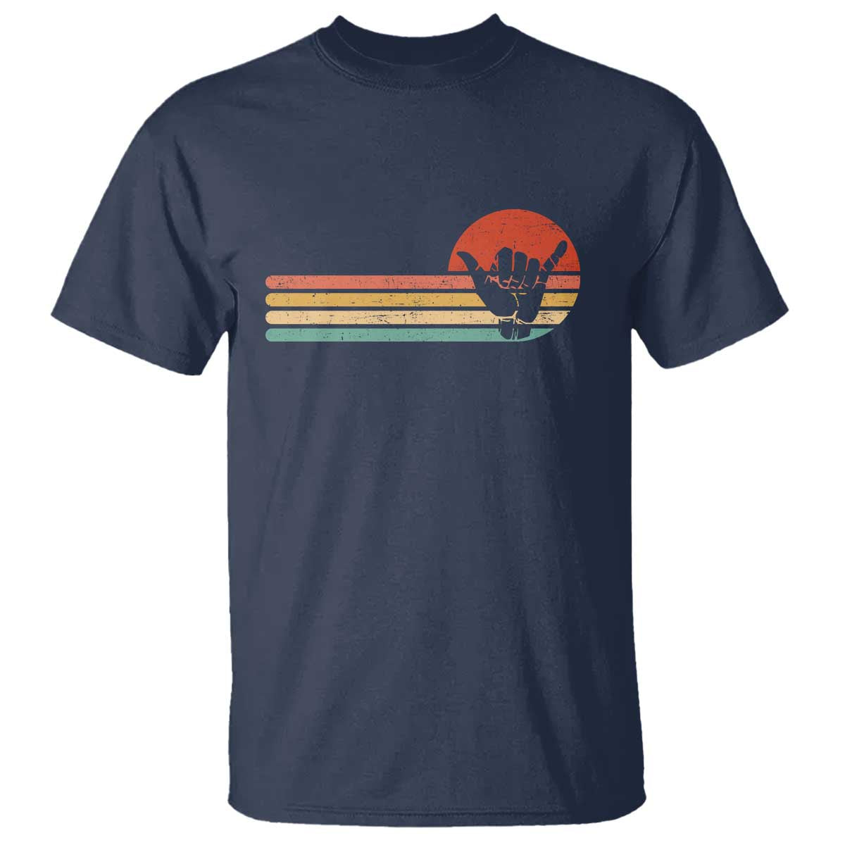 Shaka Hand T Shirt Retro Vintage Shaka Sign Rasta Hawaii Hawaiian - Wonder Print Shop