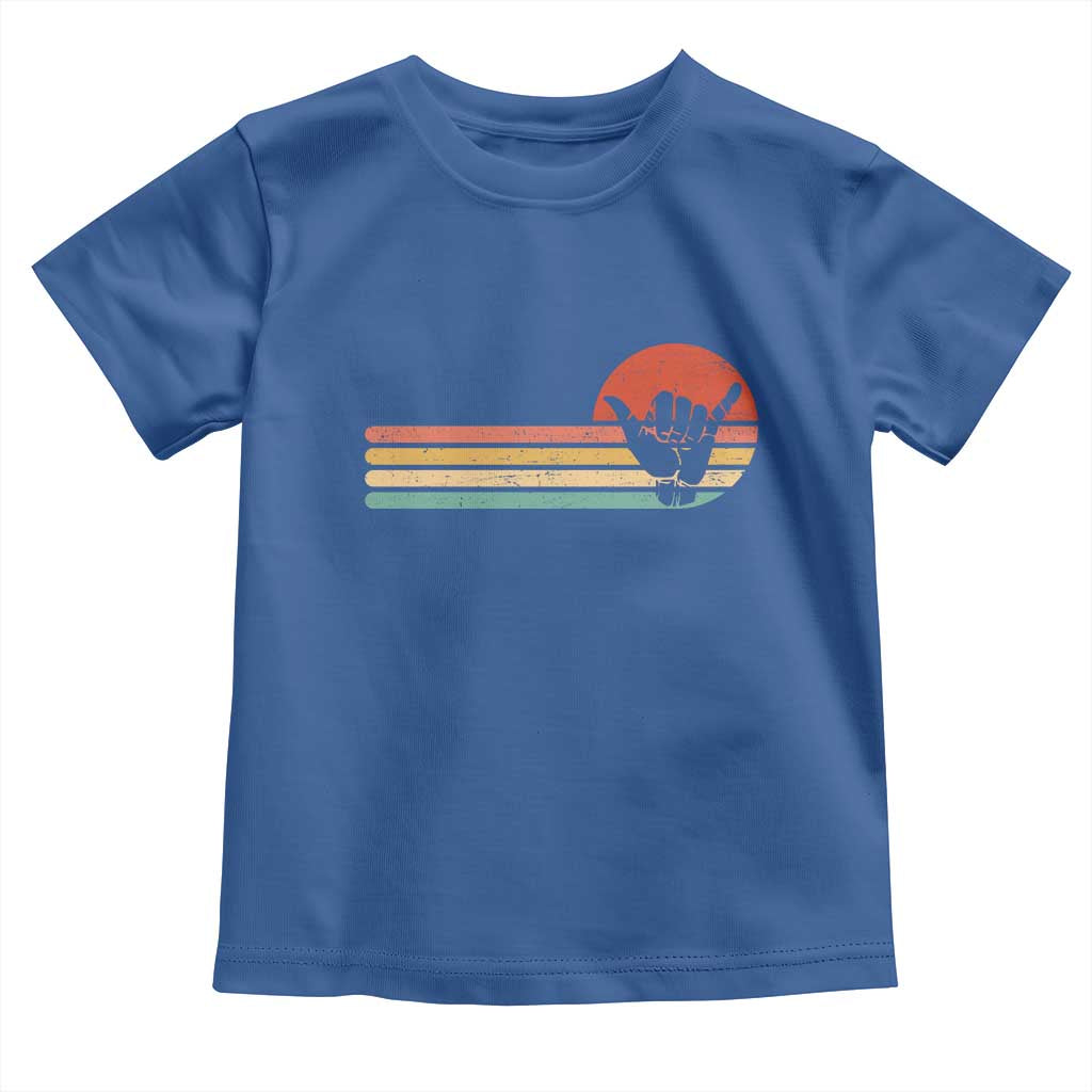 Shaka Hand Toddler T Shirt Retro Vintage Shaka Sign Rasta Hawaii Hawaiian - Wonder Print Shop