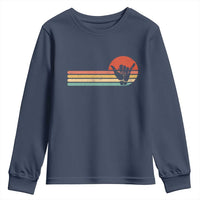 Shaka Hand Youth Sweatshirt Retro Vintage Shaka Sign Rasta Hawaii Hawaiian - Wonder Print Shop