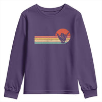 Shaka Hand Youth Sweatshirt Retro Vintage Shaka Sign Rasta Hawaii Hawaiian - Wonder Print Shop