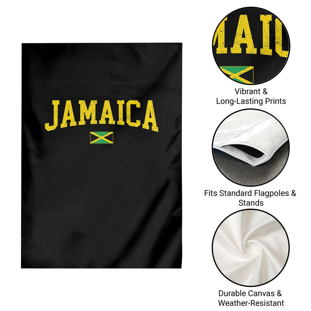 Vintage Jamaica Garden Flag Retro Jamaican Flag National Pride Vacation - Wonder Print Shop