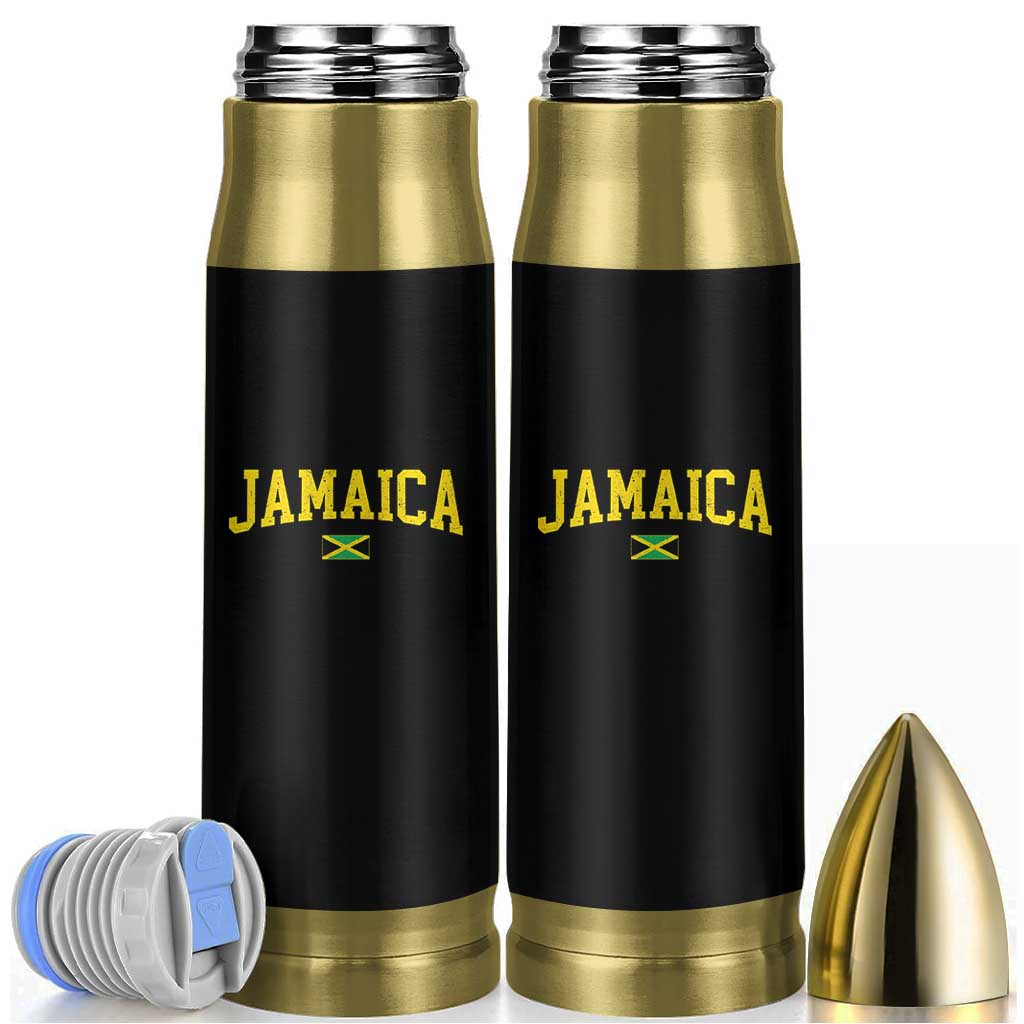 Vintage Jamaica Bullet Tumbler Retro Jamaican Flag National Pride Vacation - Wonder Print Shop