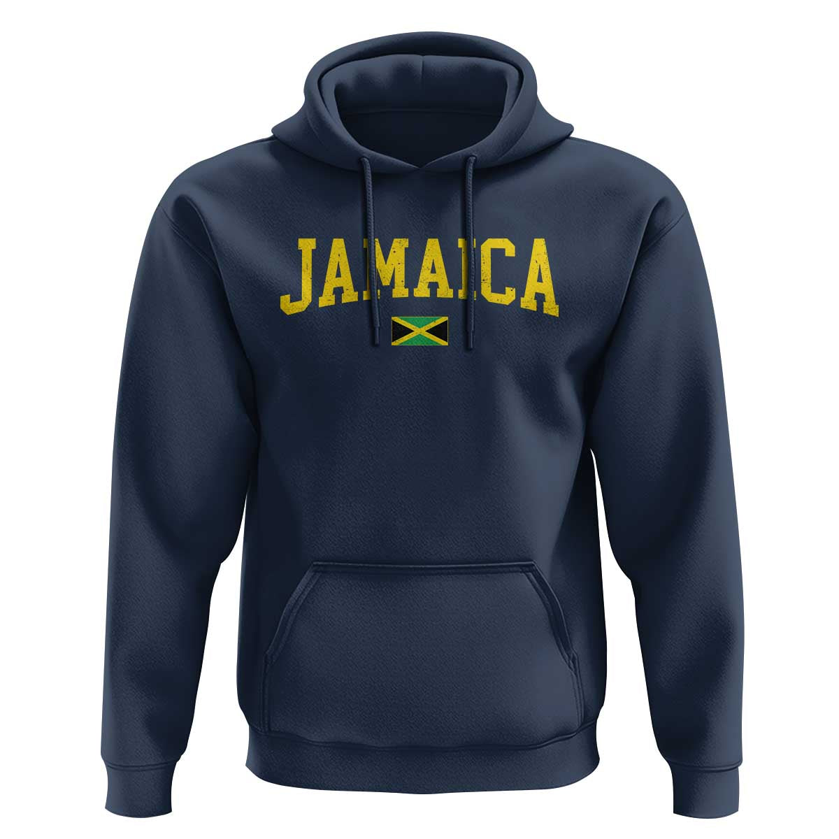 Vintage Jamaica Hoodie Retro Jamaican Flag National Pride Vacation - Wonder Print Shop