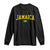 Vintage Jamaica Long Sleeve Shirt Retro Jamaican Flag National Pride Vacation - Wonder Print Shop