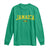 Vintage Jamaica Long Sleeve Shirt Retro Jamaican Flag National Pride Vacation - Wonder Print Shop