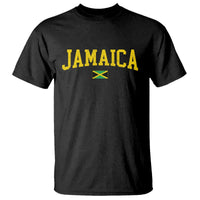 Vintage Jamaica T Shirt Retro Jamaican Flag National Pride Vacation - Wonder Print Shop