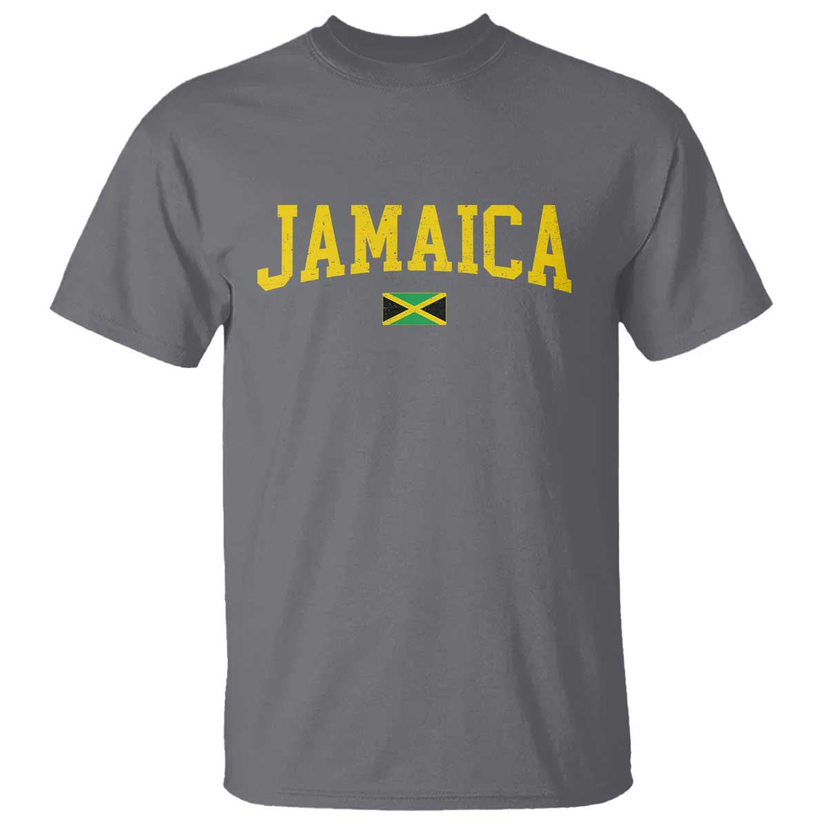 Vintage Jamaica T Shirt Retro Jamaican Flag National Pride Vacation - Wonder Print Shop
