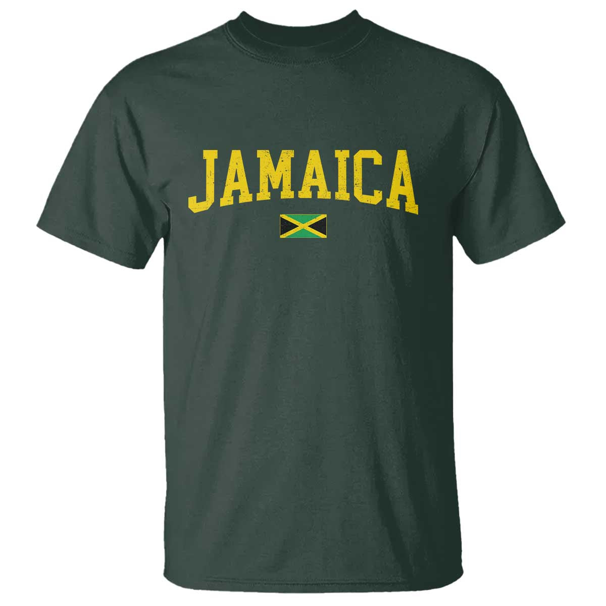 Vintage Jamaica T Shirt Retro Jamaican Flag National Pride Vacation - Wonder Print Shop