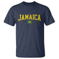 Vintage Jamaica T Shirt Retro Jamaican Flag National Pride Vacation - Wonder Print Shop