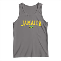Vintage Jamaica Tank Top Retro Jamaican Flag National Pride Vacation - Wonder Print Shop