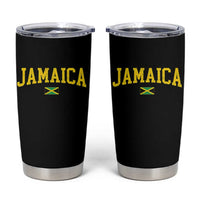 Vintage Jamaica Tumbler Cup Retro Jamaican Flag National Pride Vacation - Wonder Print Shop