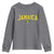 Vintage Jamaica Youth Sweatshirt Retro Jamaican Flag National Pride Vacation - Wonder Print Shop