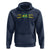 Jamaican Pride Hoodie Retro Jamaica Flag Distressed Varsity Lettering Style - Wonder Print Shop