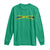 Jamaican Pride Long Sleeve Shirt Retro Jamaica Flag Distressed Varsity Lettering Style - Wonder Print Shop
