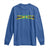 Jamaican Pride Long Sleeve Shirt Retro Jamaica Flag Distressed Varsity Lettering Style - Wonder Print Shop