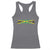 Jamaican Pride Racerback Tank Top Retro Jamaica Flag Distressed Varsity Lettering Style - Wonder Print Shop
