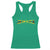 Jamaican Pride Racerback Tank Top Retro Jamaica Flag Distressed Varsity Lettering Style - Wonder Print Shop
