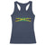 Jamaican Pride Racerback Tank Top Retro Jamaica Flag Distressed Varsity Lettering Style - Wonder Print Shop