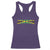 Jamaican Pride Racerback Tank Top Retro Jamaica Flag Distressed Varsity Lettering Style - Wonder Print Shop