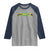 Jamaican Pride Raglan Shirt Retro Jamaica Flag Distressed Varsity Lettering Style - Wonder Print Shop