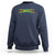 Jamaican Pride Sweatshirt Retro Jamaica Flag Distressed Varsity Lettering Style - Wonder Print Shop
