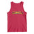 Jamaican Pride Tank Top Retro Jamaica Flag Distressed Varsity Lettering Style - Wonder Print Shop