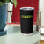 Jamaican Pride Tumbler Cup Retro Jamaica Flag Distressed Varsity Lettering Style - Wonder Print Shop