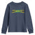 Jamaican Pride Youth Sweatshirt Retro Jamaica Flag Distressed Varsity Lettering Style - Wonder Print Shop