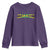 Jamaican Pride Youth Sweatshirt Retro Jamaica Flag Distressed Varsity Lettering Style - Wonder Print Shop
