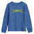 Jamaican Pride Youth Sweatshirt Retro Jamaica Flag Distressed Varsity Lettering Style - Wonder Print Shop