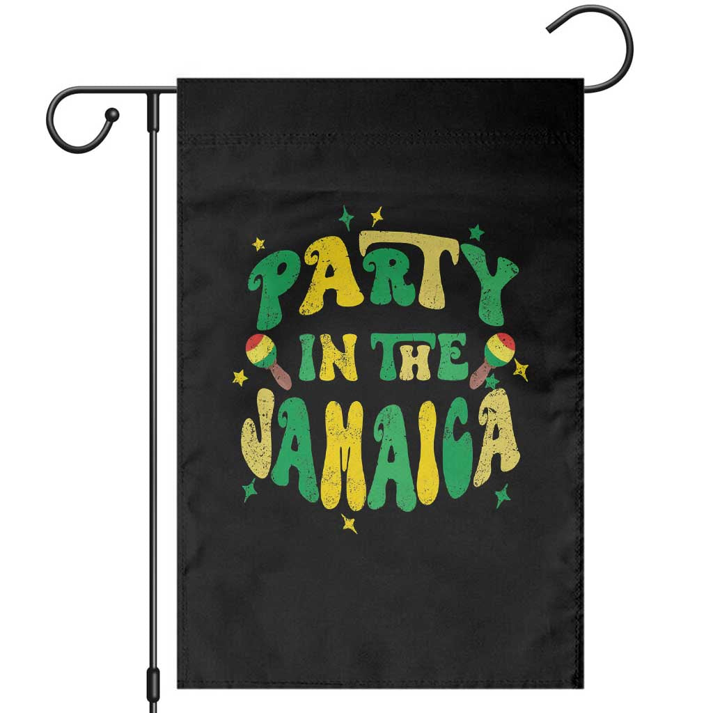 Party in The Jamaica Garden Flag Funny Jamaican Independence Day - Wonder Print Shop