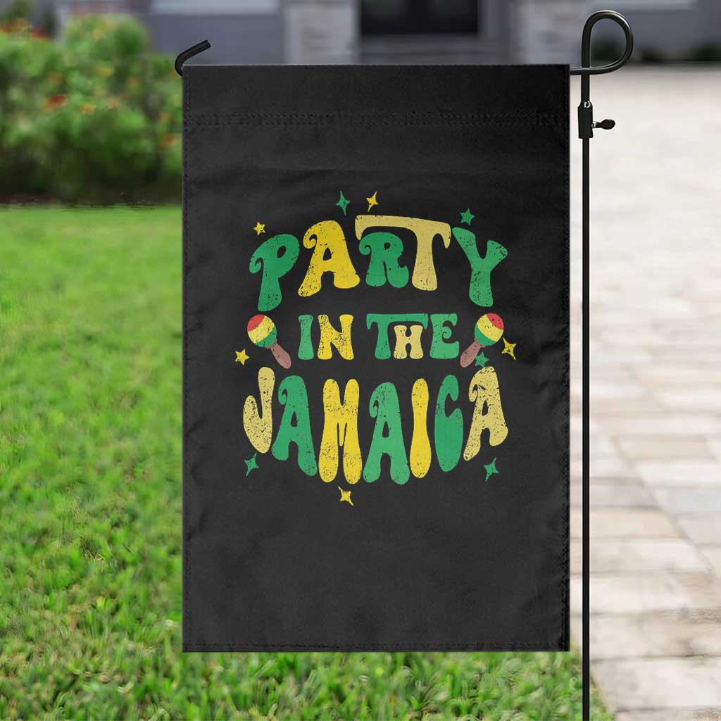 Party in The Jamaica Garden Flag Funny Jamaican Independence Day - Wonder Print Shop