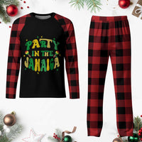 Party in The Jamaica Plaid Pajama Set Funny Jamaican Independence Day - Wonder Print Shop