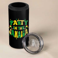 Party in The Jamaica 4 in 1 Can Cooler Tumbler Funny Jamaican Independence Day - Wonder Print Shop