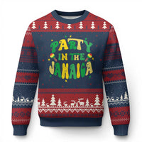 Party in The Jamaica Ugly Christmas Sweater Funny Jamaican Independence Day - Wonder Print Shop