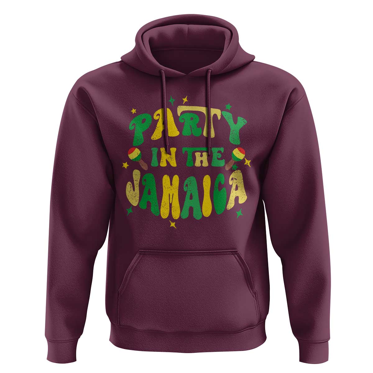 Party in The Jamaica Hoodie Funny Jamaican Independence Day - Wonder Print Shop